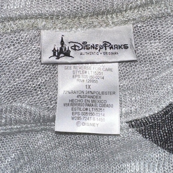 Disney World Parks Mickey Mouse Knit Long Sleeve Sweater Casual Soft Comfy Sz 1X - Picture 6 of 8